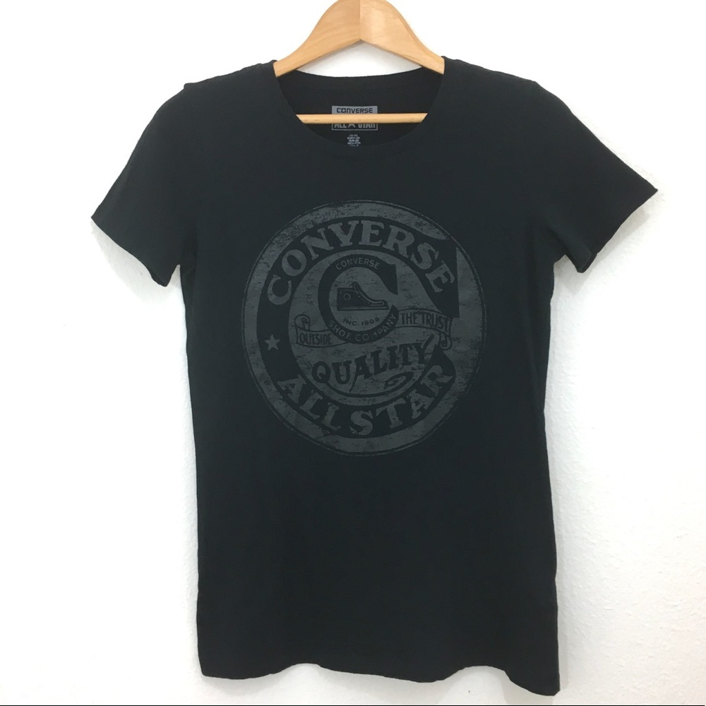 Converse graphic tee shirt shirt sleeve size XS